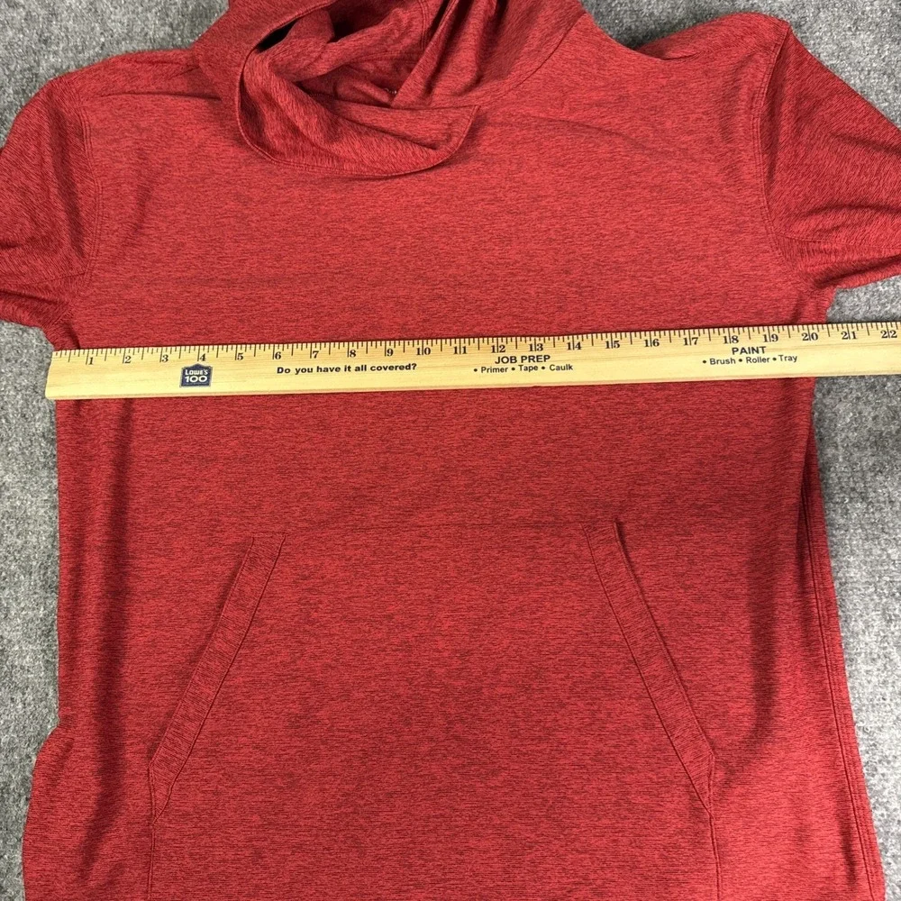 Outdoor Voices Men's Sunday Short & Hoodie Unlined Drawstring Athletic Red Small